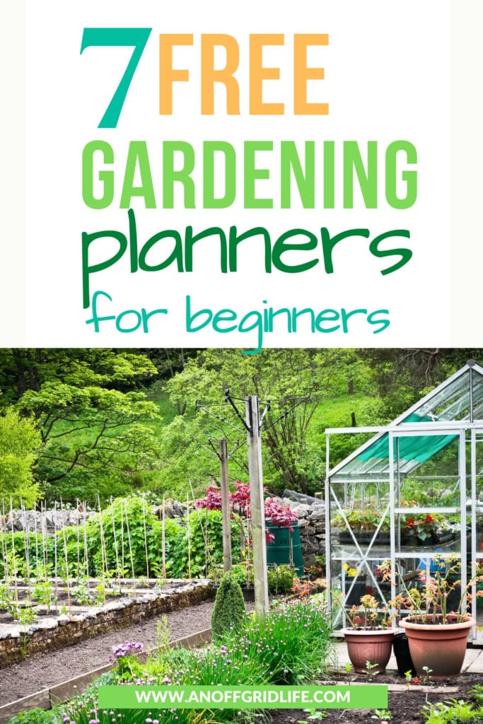 Garden with raised beds and greehouse