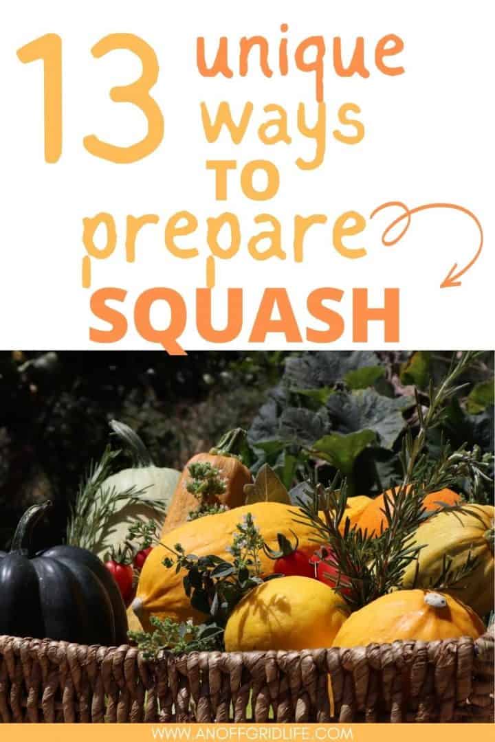 13 unique ways to prepare squash