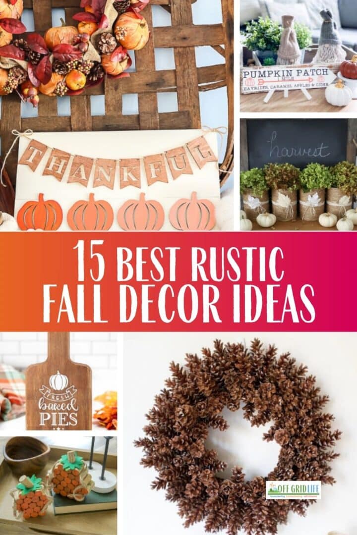 15 best rustic fall decor ideas.