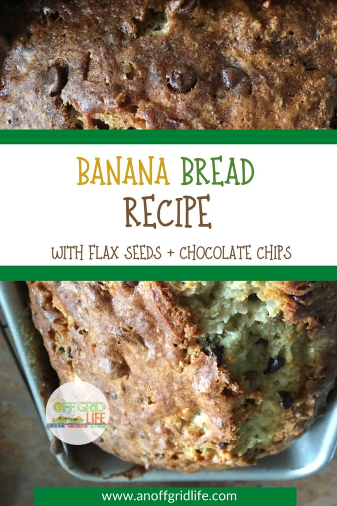 Banana Bread in loaf pan