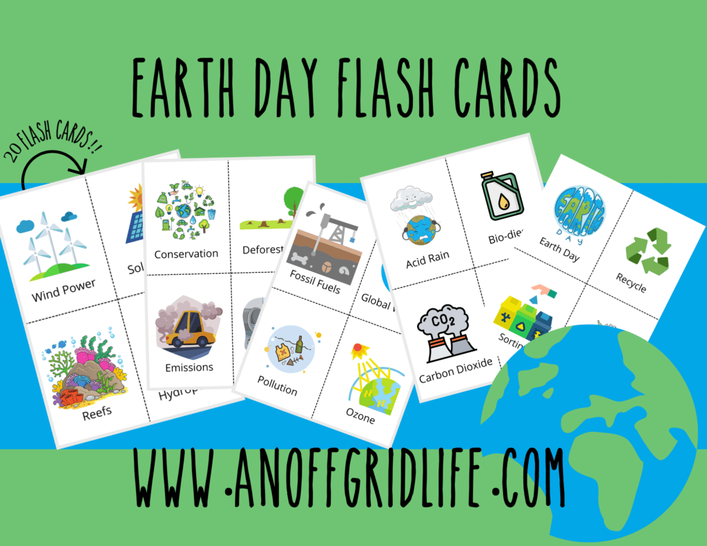 Earth Day Flash Cards