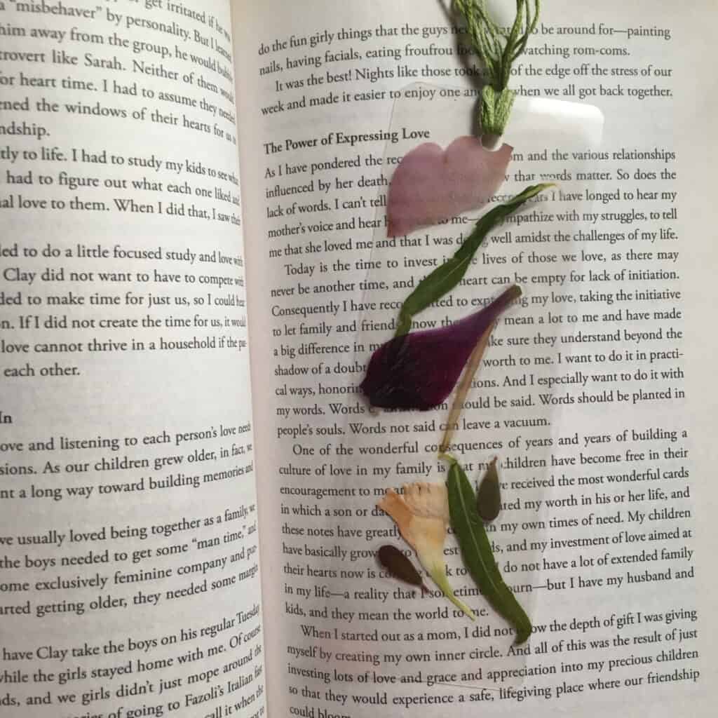 Process Pressed Wildcraft Bookmark.