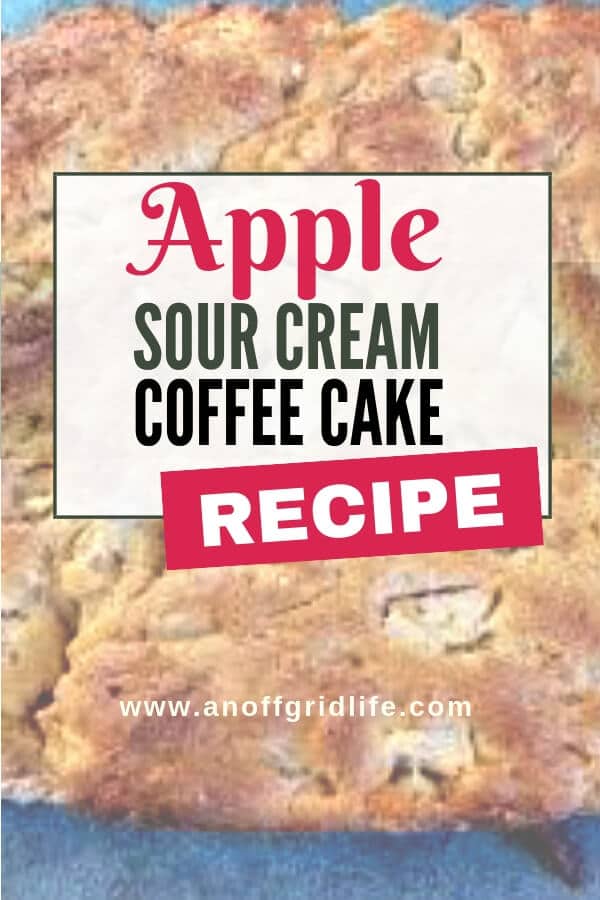 Apple Sour Cream Coffee Cake Recipe