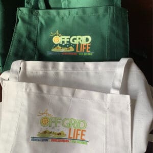 Off grid life aprons designed for the homestead kitchen.