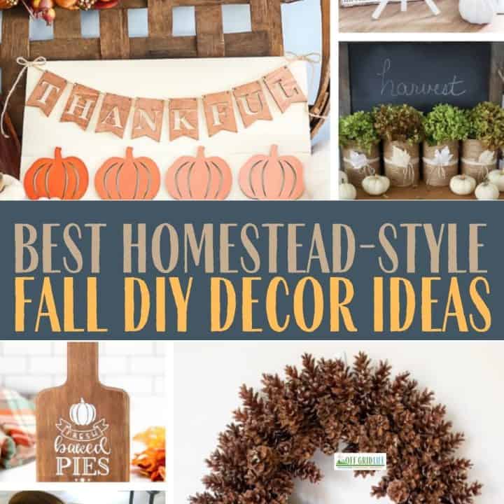 Best Homestead Style Fall DIY Decor Ideas (1200 × 1200)