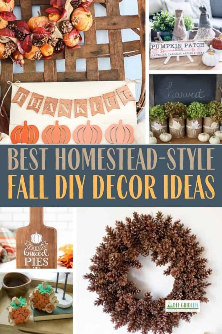 Best Homestead Style Fall DIY Decor Ideas
