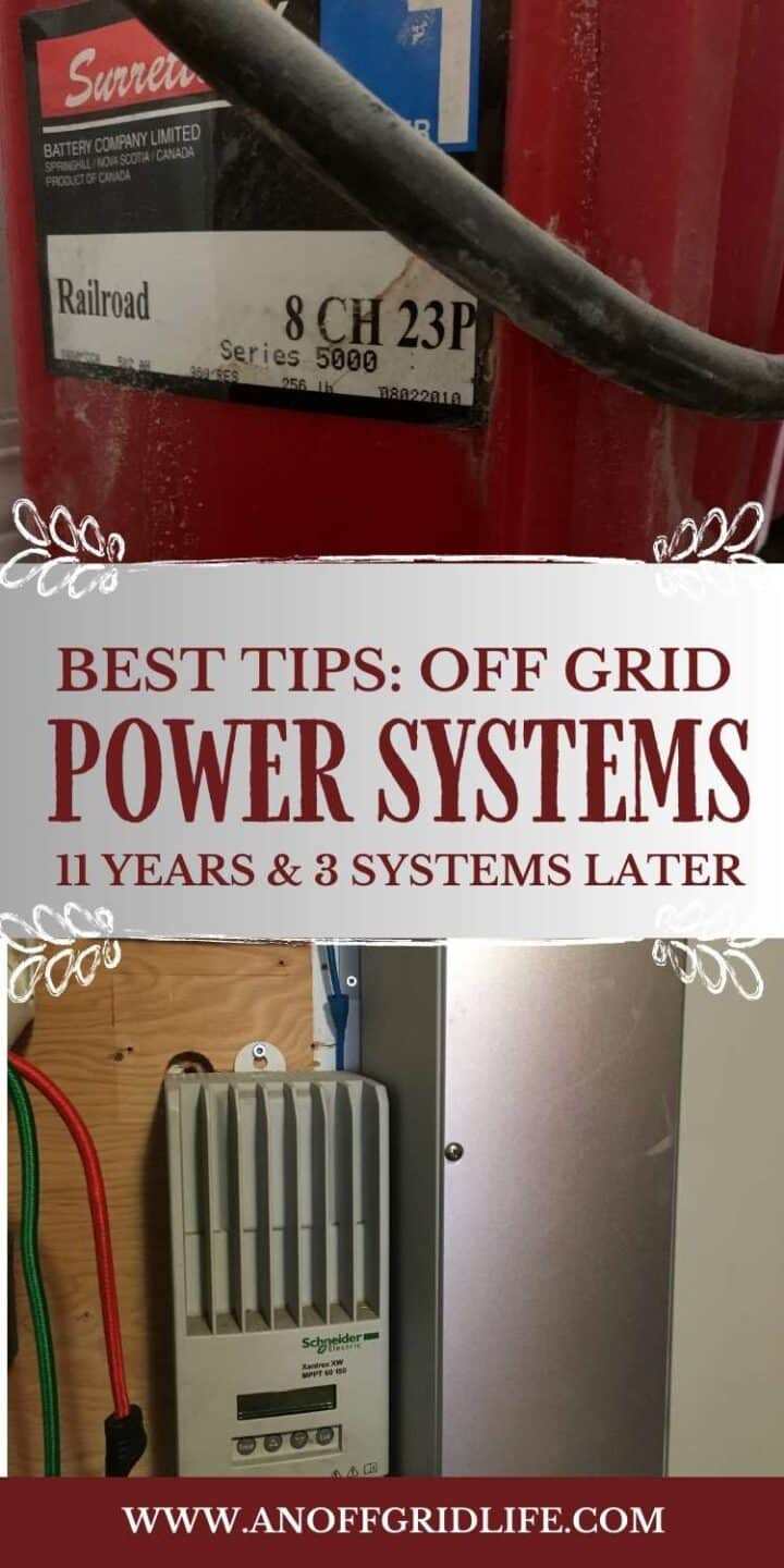 Best tips off grid power systems.