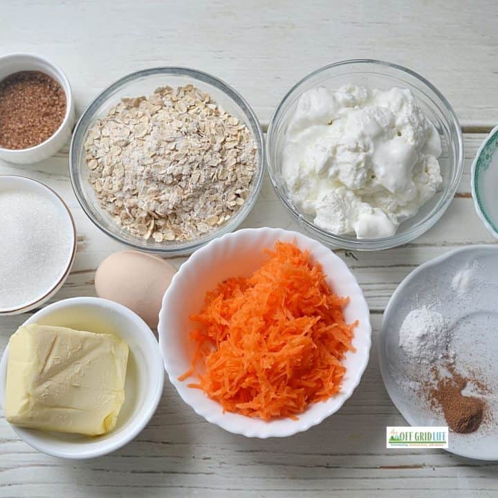Carrot Cake Cookies Ingredients