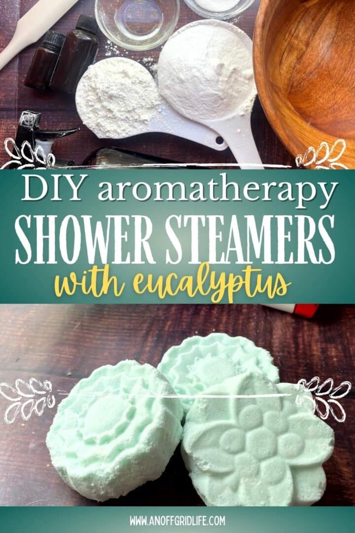 Diy aromatherapy shower steamers with eucalyptus.