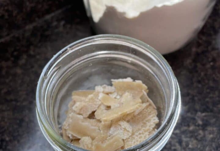 Dehydrated sourdough starter.