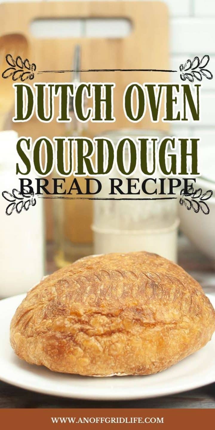 Dutch oven sourdough bread recipe.