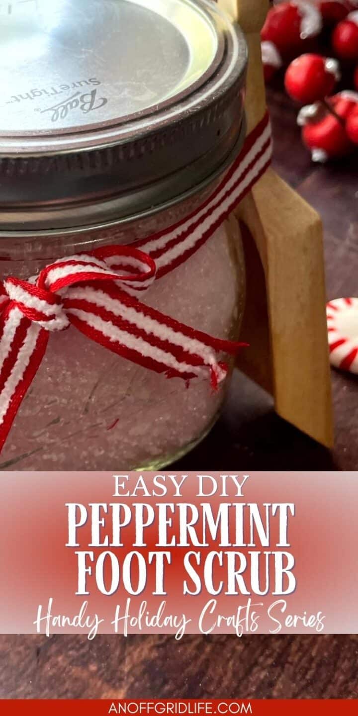 Easy diy peppermint foot scrub.