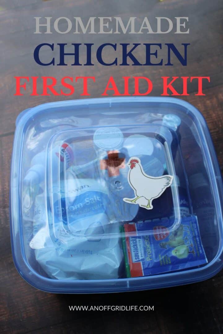 Homemade Chicken First Aid Kit