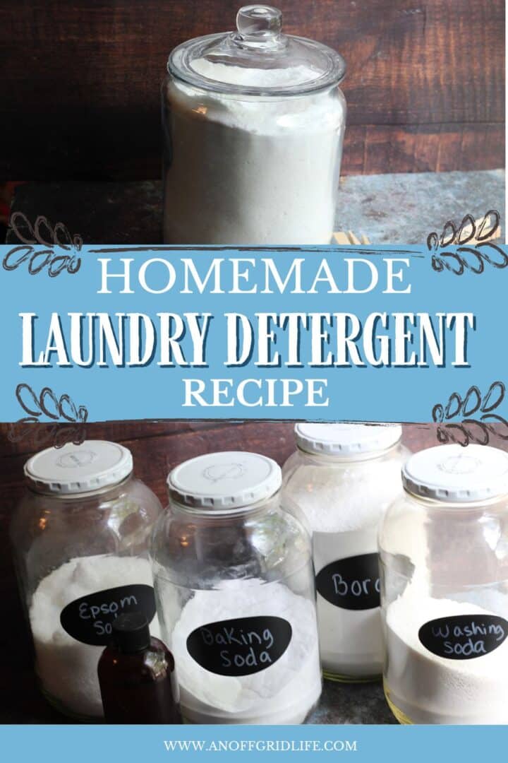 Homemade Laundry Detergent Recipe