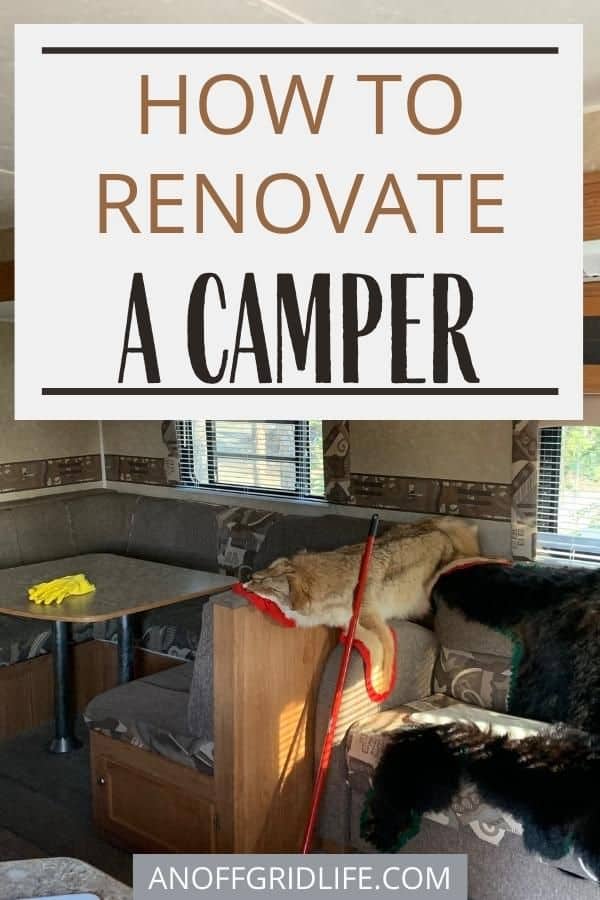How to Renovate a Camper