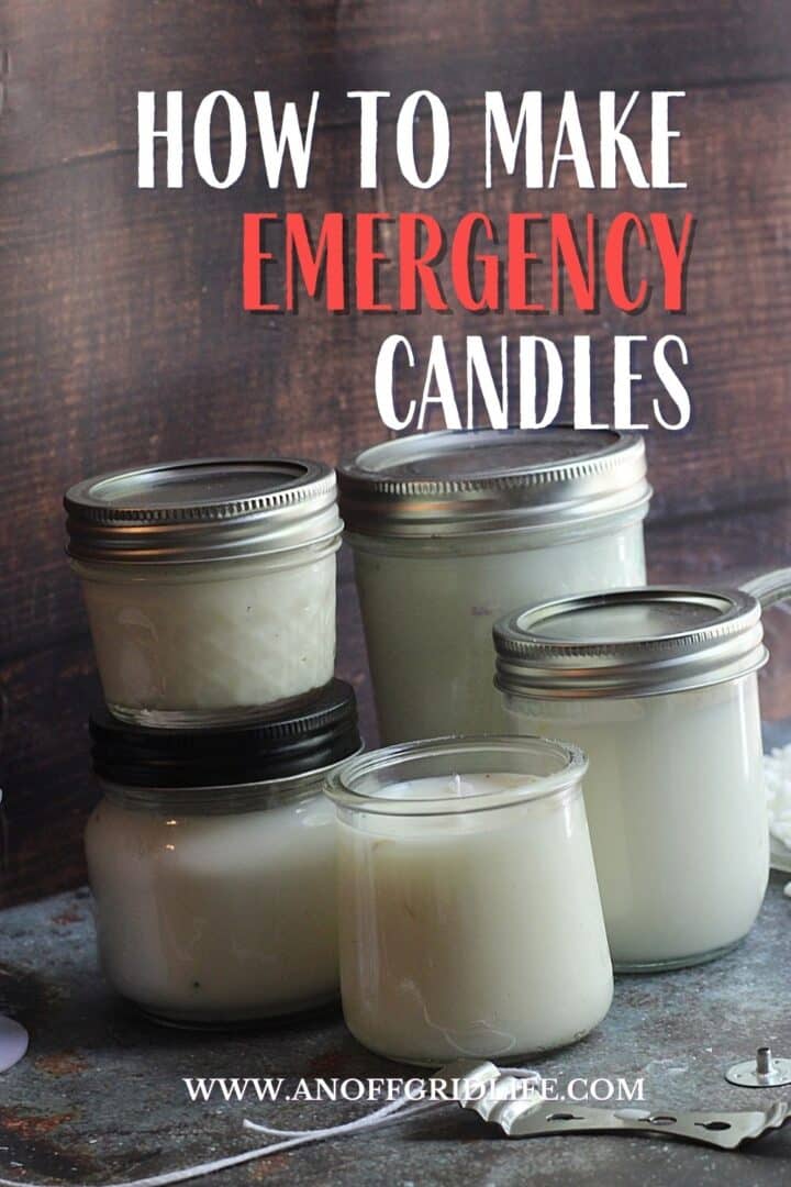 How to make emergency candles.