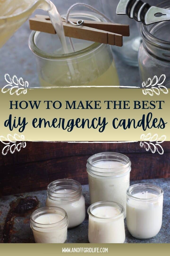 How to make the best diy emergency candles.