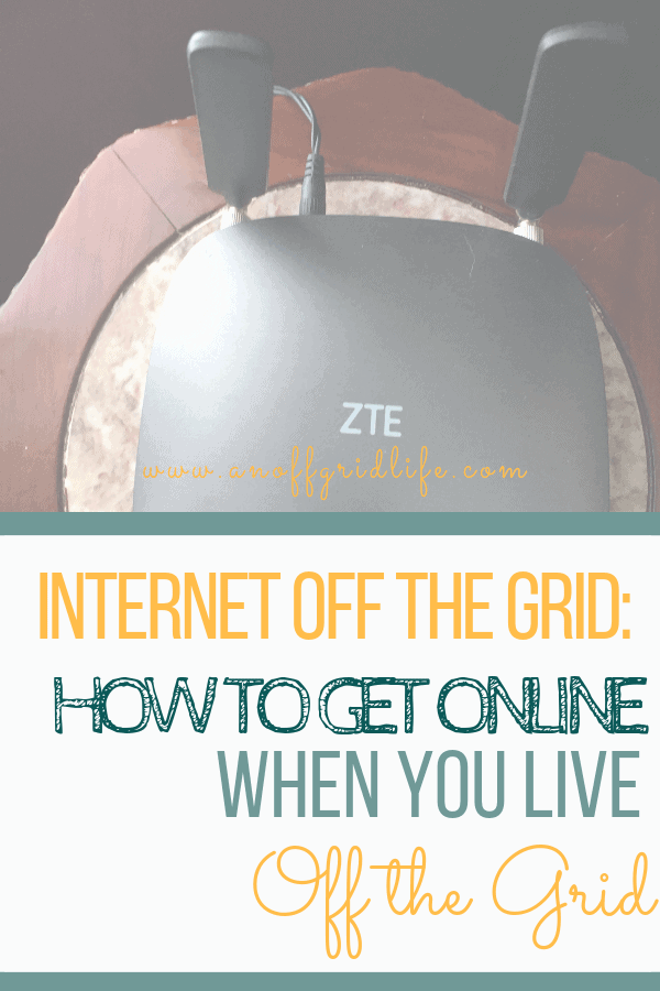 Internet Off The Grid: Wireless Hub Running On Rechargeable Battery. 4 ways to get internet when you live off the grid. #offgridlife #internetoffthegrid #offgridhacks