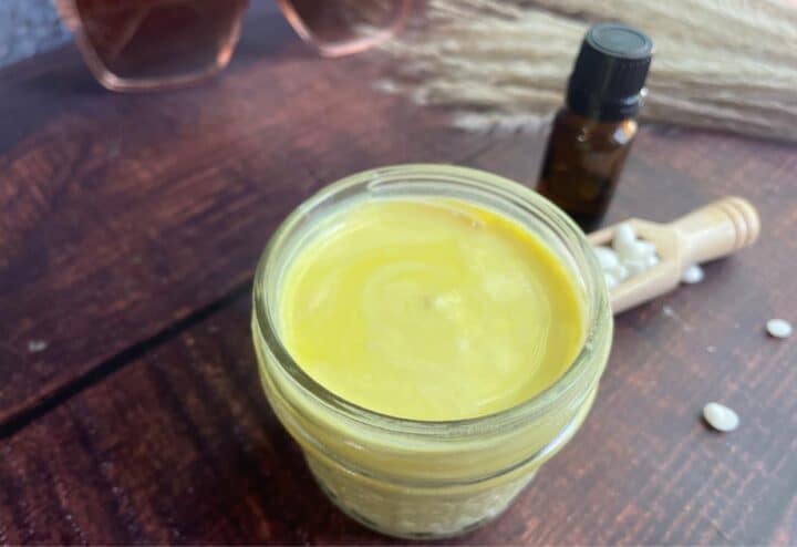 Natural homemade sunscreen.