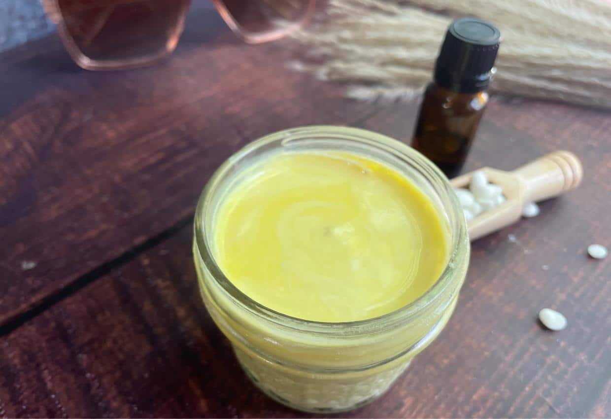 Natural homemade sunscreen.