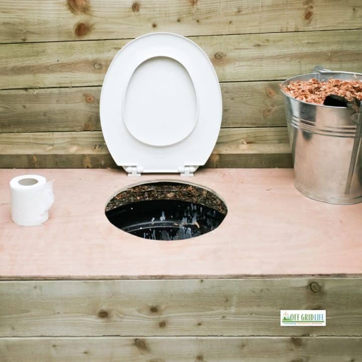 Off Grid Toilets -Dry Composting Toilet System with Sawdust