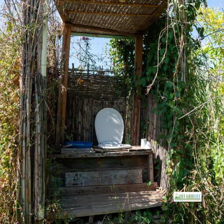 Off Grid Toilets Outhouse with a view!