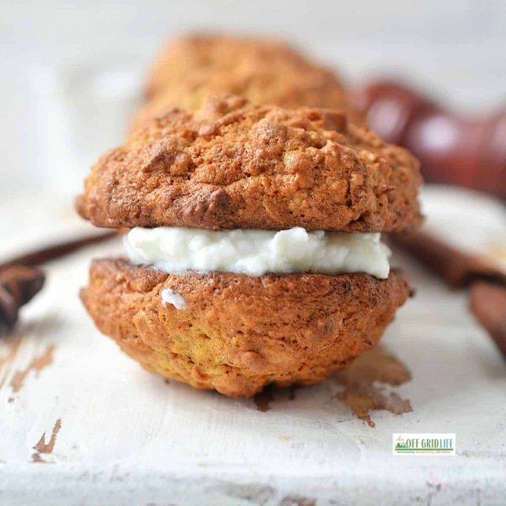 Old fashioned carrot cake cookies with cream cheese icing