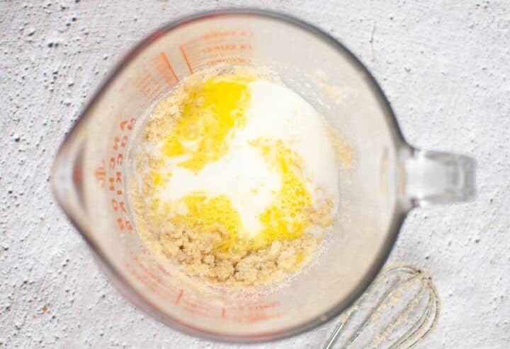 Process Shot Cinnamon Sourdough Discard Muffins