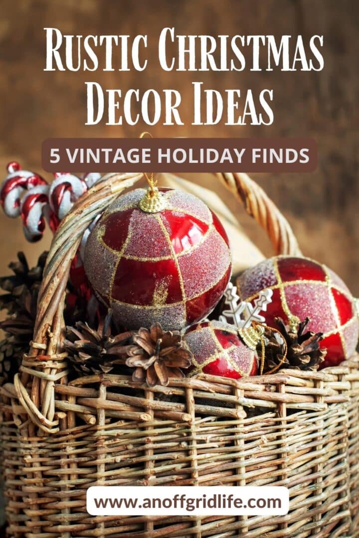 Rustic christmas decor ideas 5 vintage holiday finds.
