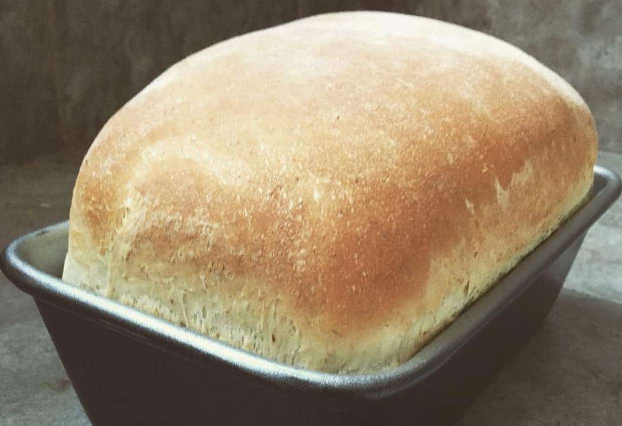 Homemade sandwich bread.