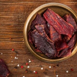 Smoked Game Meat in a Bowl.