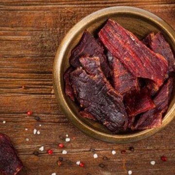 Smoked Game Meat in a Bowl.