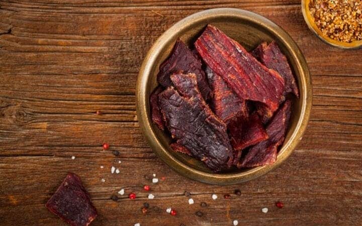 Smoked Game Meat in a Bowl.