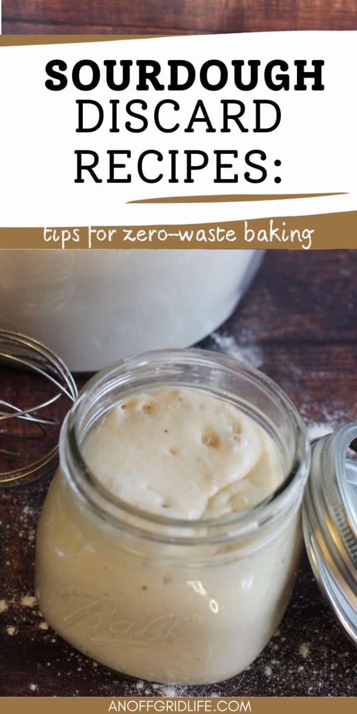 Sourdough discard recipes for zero waste baking.