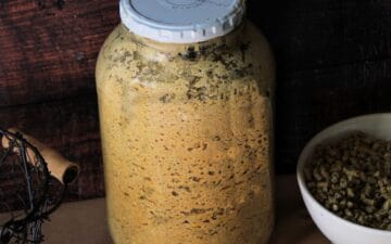 Storing Fermented Chicken Feed