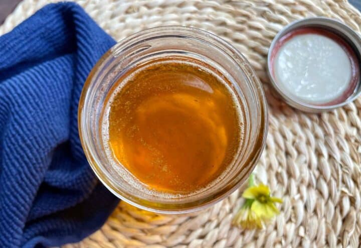Top view of Dandelion Jelly.