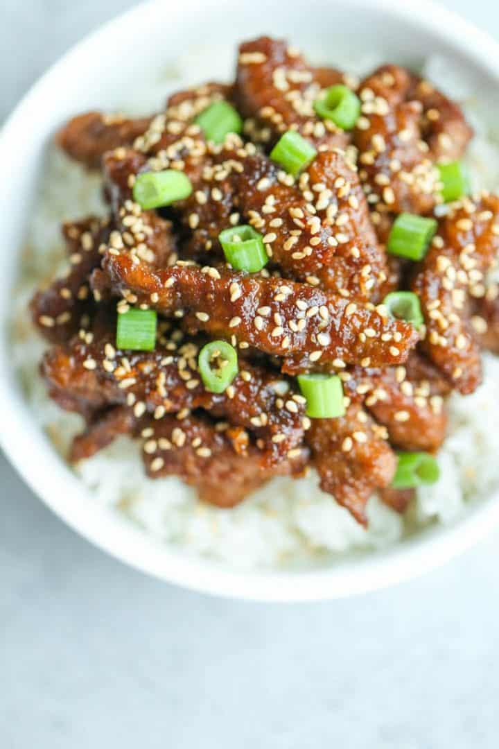 crispy sesame beef