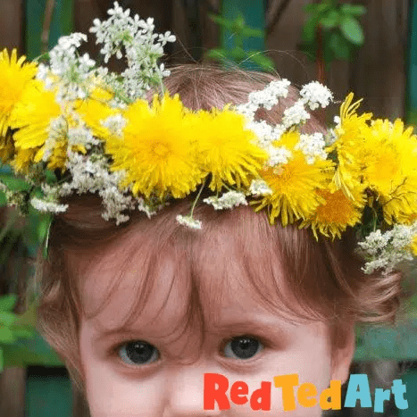 dandelion flower crown