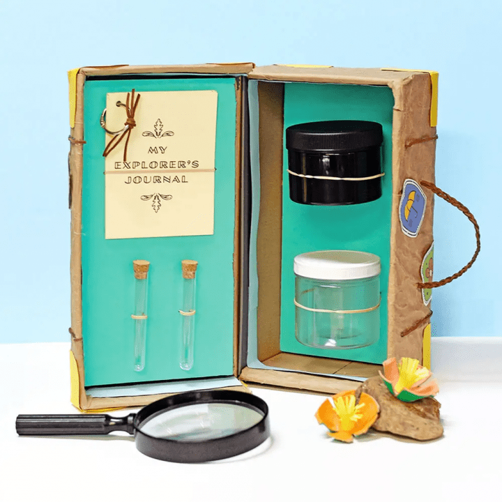explorer kit from empty shoe box