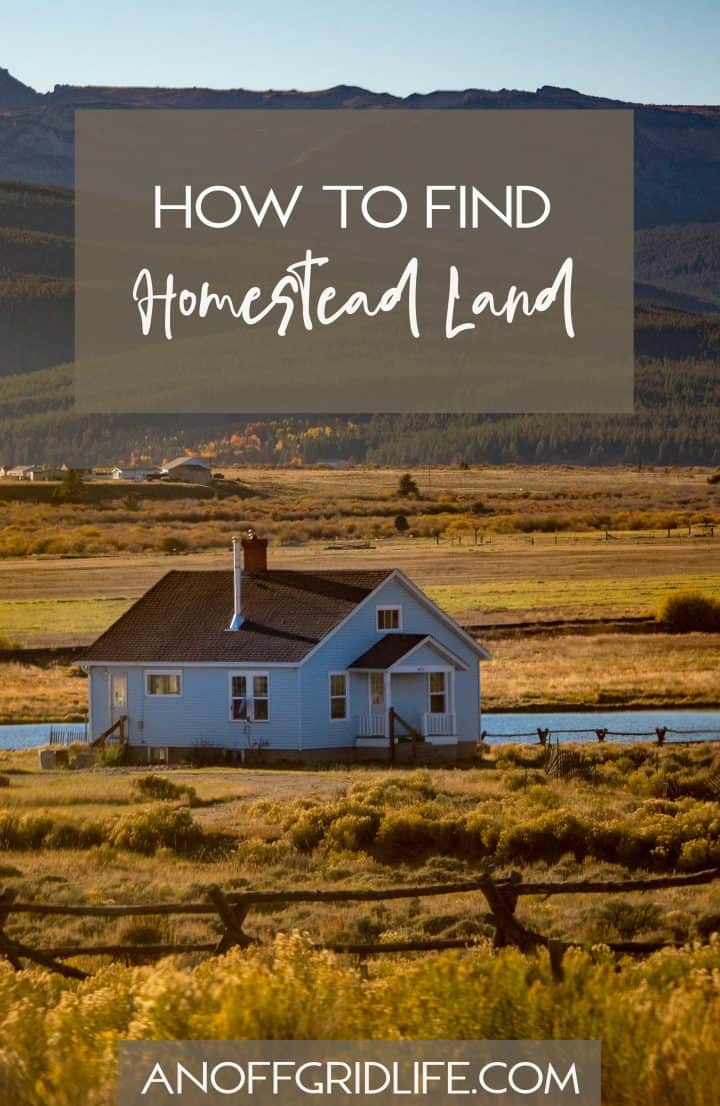 How to Find Homestead Land