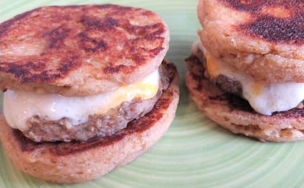 keto griddle breakfast sandwich