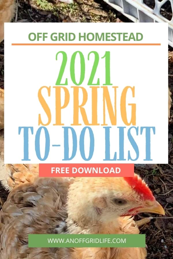 2021 Spring To-Do List free download text overlay on image of a Western Rustic chic outdoors