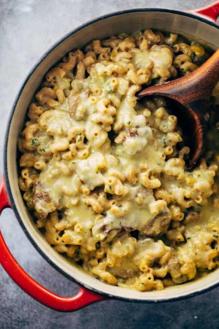 steak mac and cheese